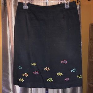 Wildlife New York School of Fish Size 10 Skirt